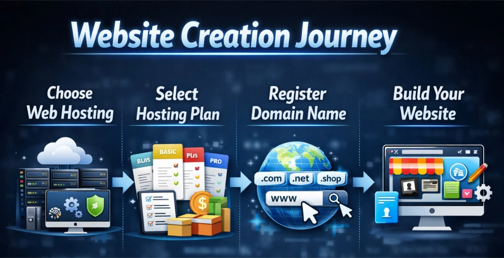 How to start create website